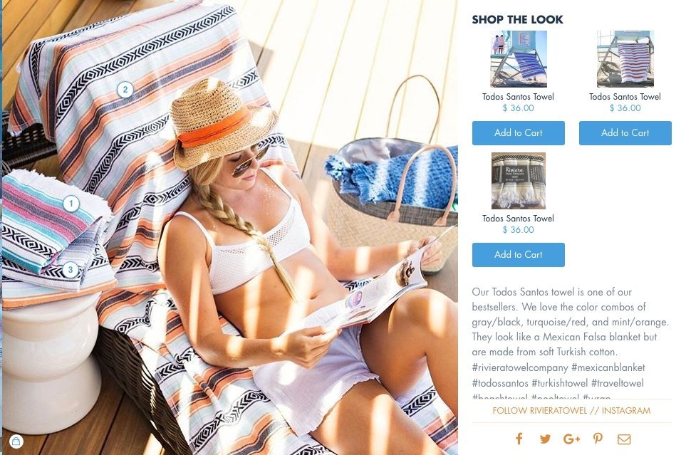 New - Shop our Instagram Posts ! - Rivieratowel