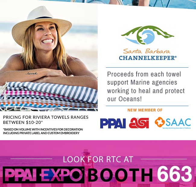 Riviera Towels Creates Turkish Towels for the Promotional Products Industry - Rivieratowel