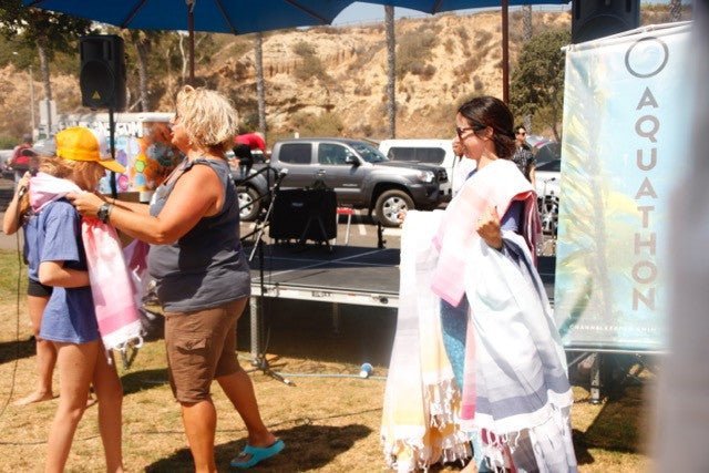 Towels for Trophies in 1st Annual Aquathon - Rivieratowel