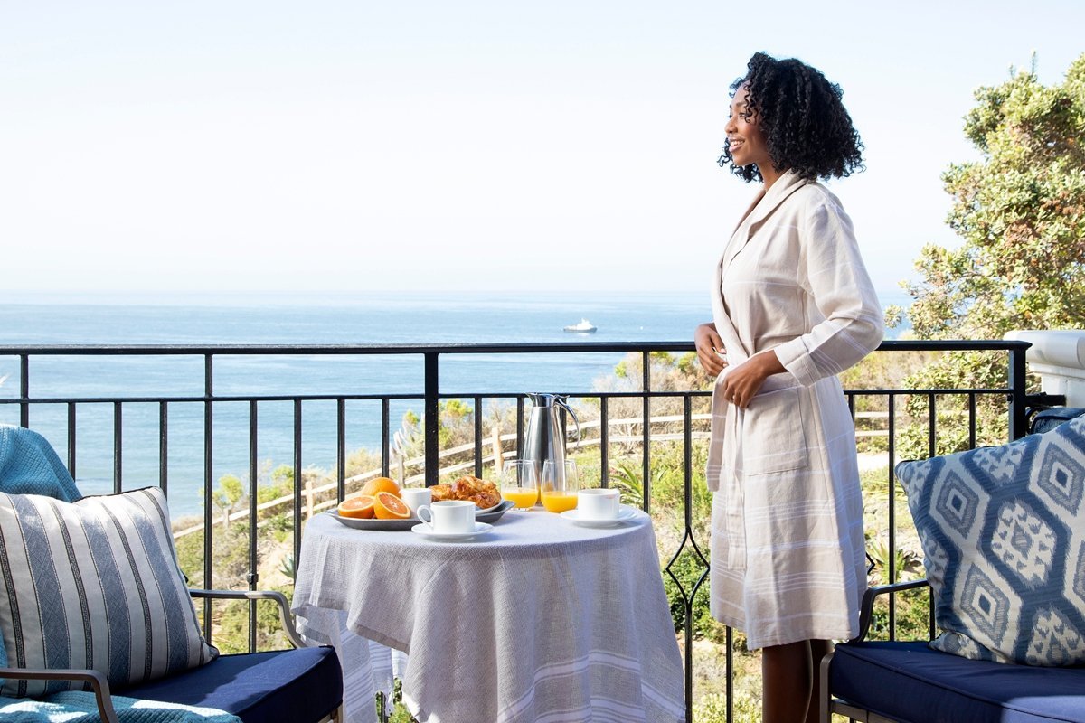 Stylish Turkish Cotton Bath Robes - Rivieratowel
