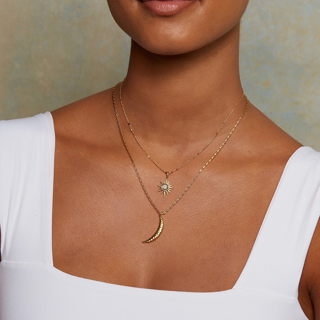 16" Labradorite North Star Necklace - Rivieratowel
