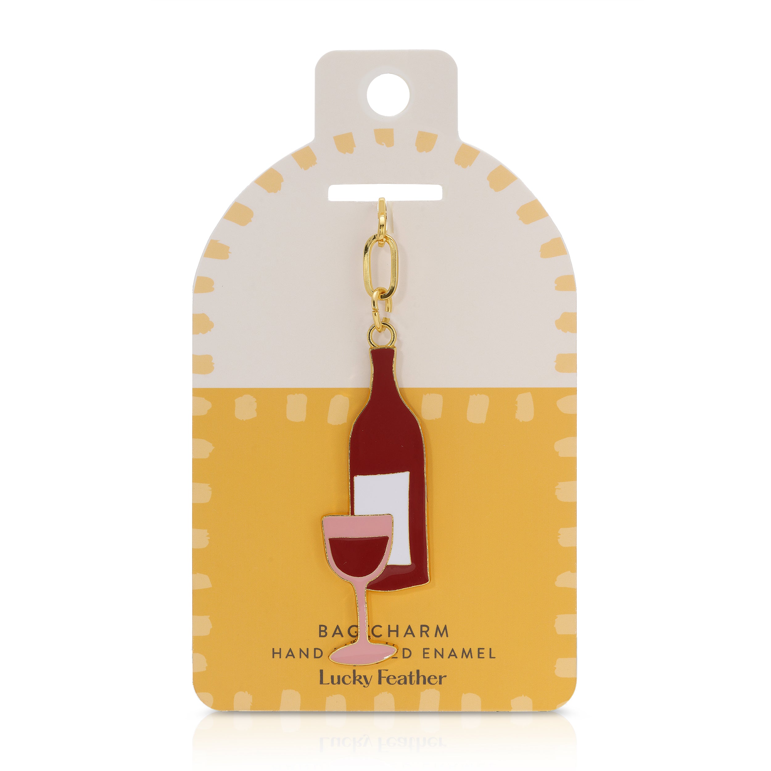 Enamel Bag Charm / Keychain