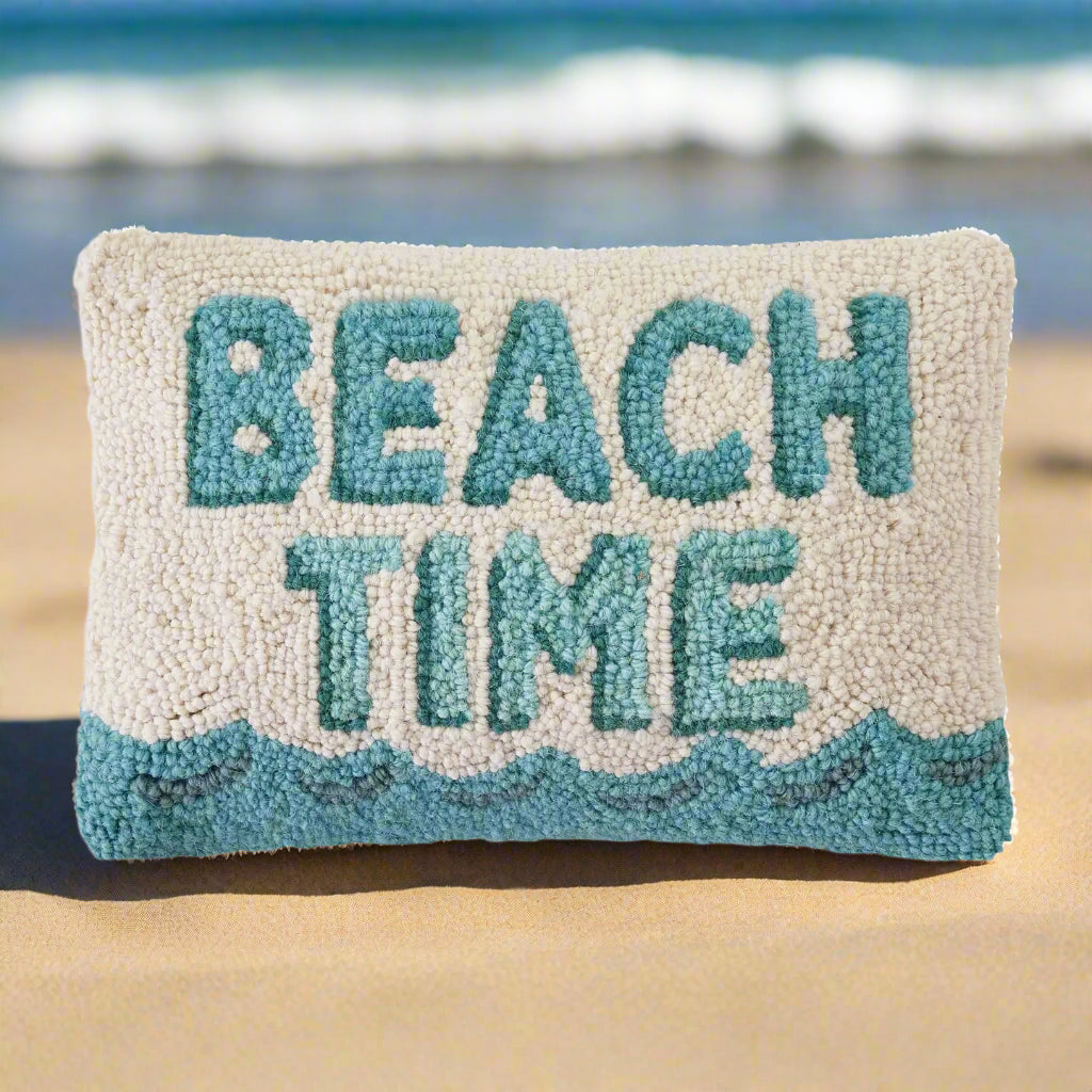 Beach Time Hook Pillow