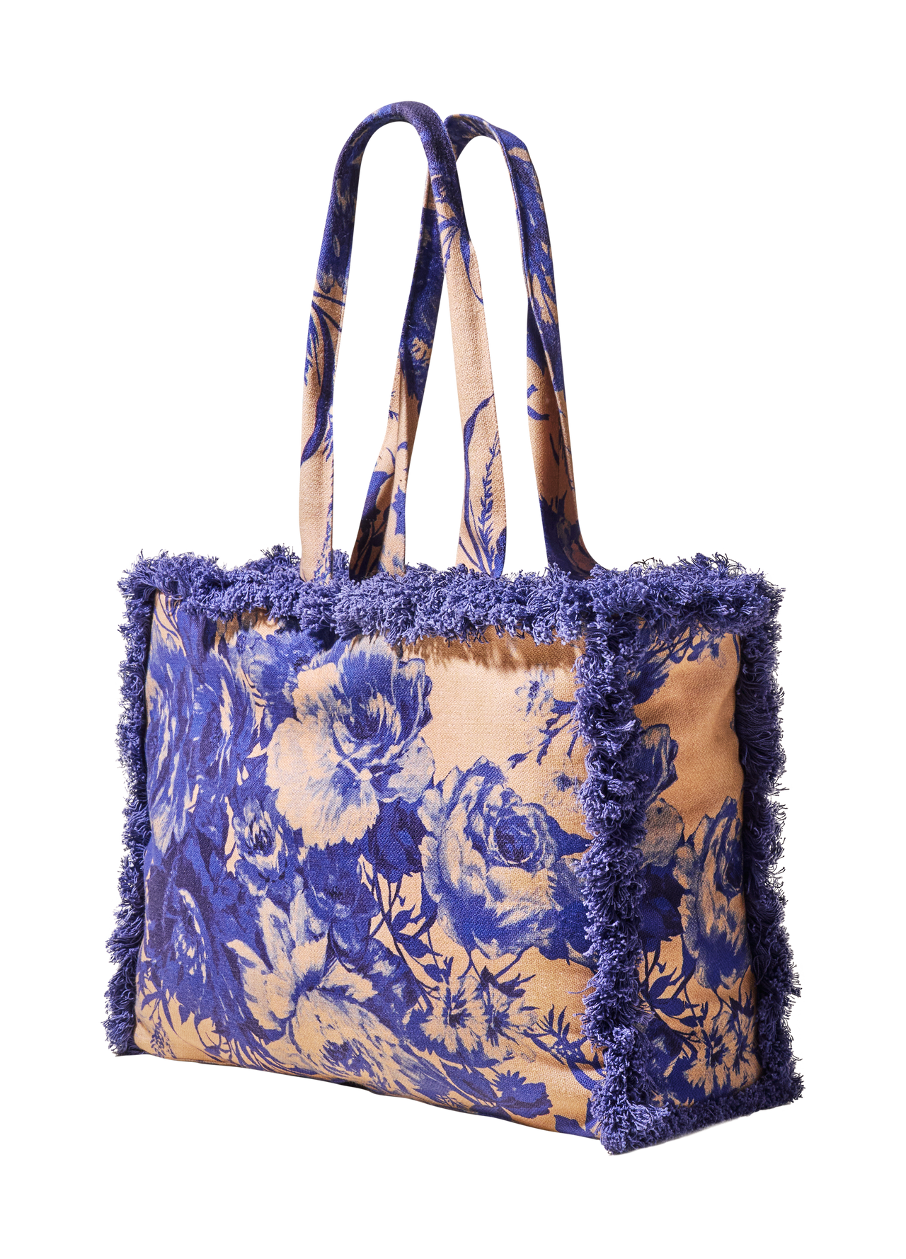Fringed Box Tote Bag