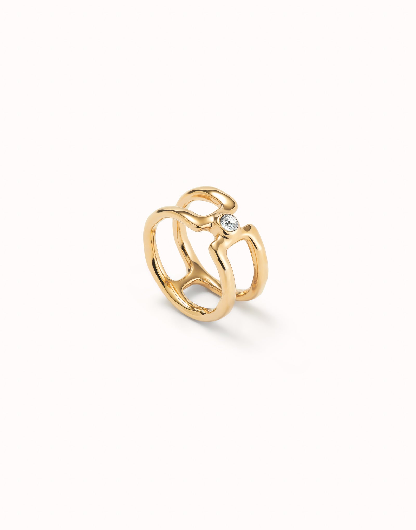 Indomable Topaz Double Ring