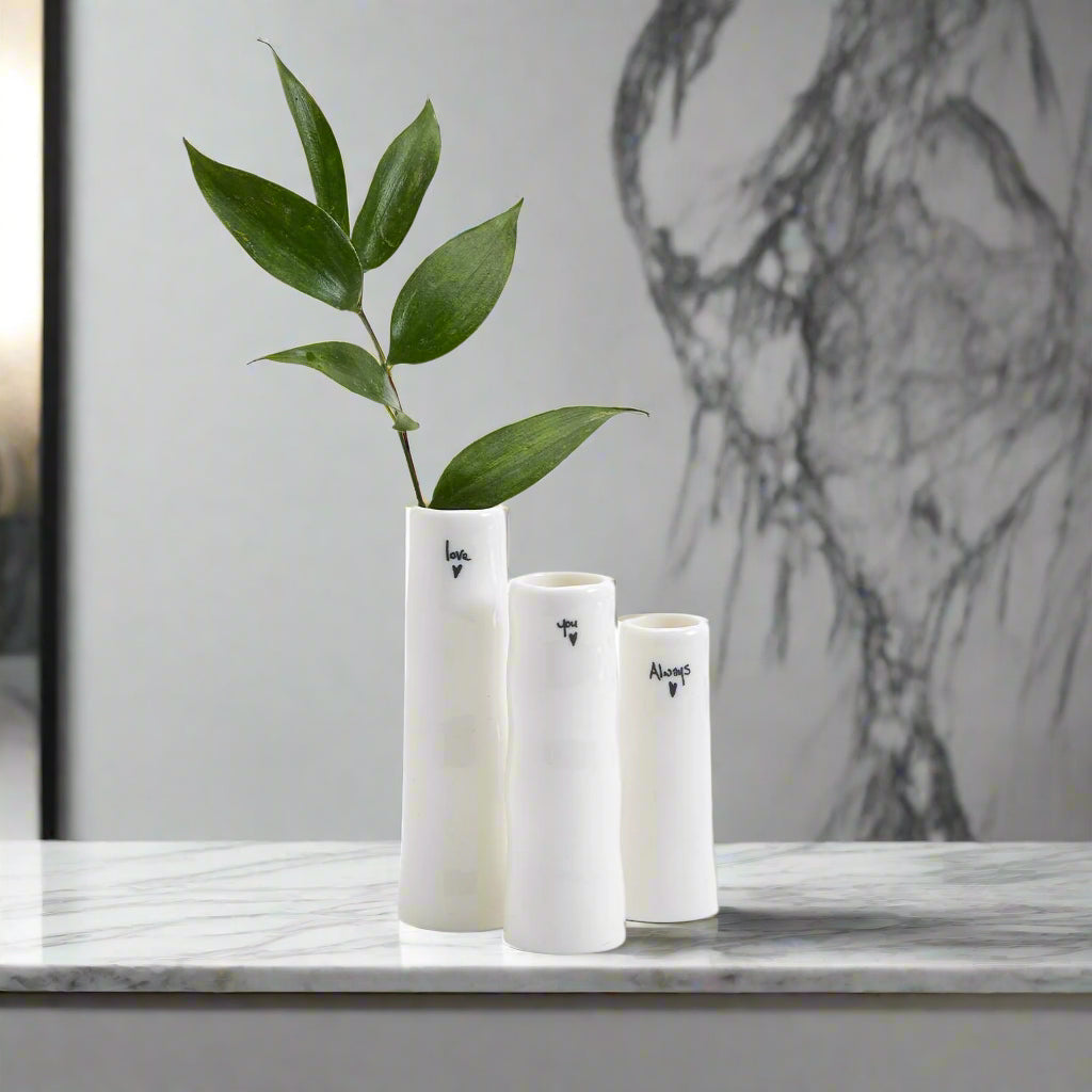 All My Love Set of 3 Vase