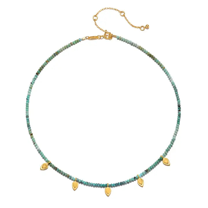 Emerging Hope Turquoise Petal Choker