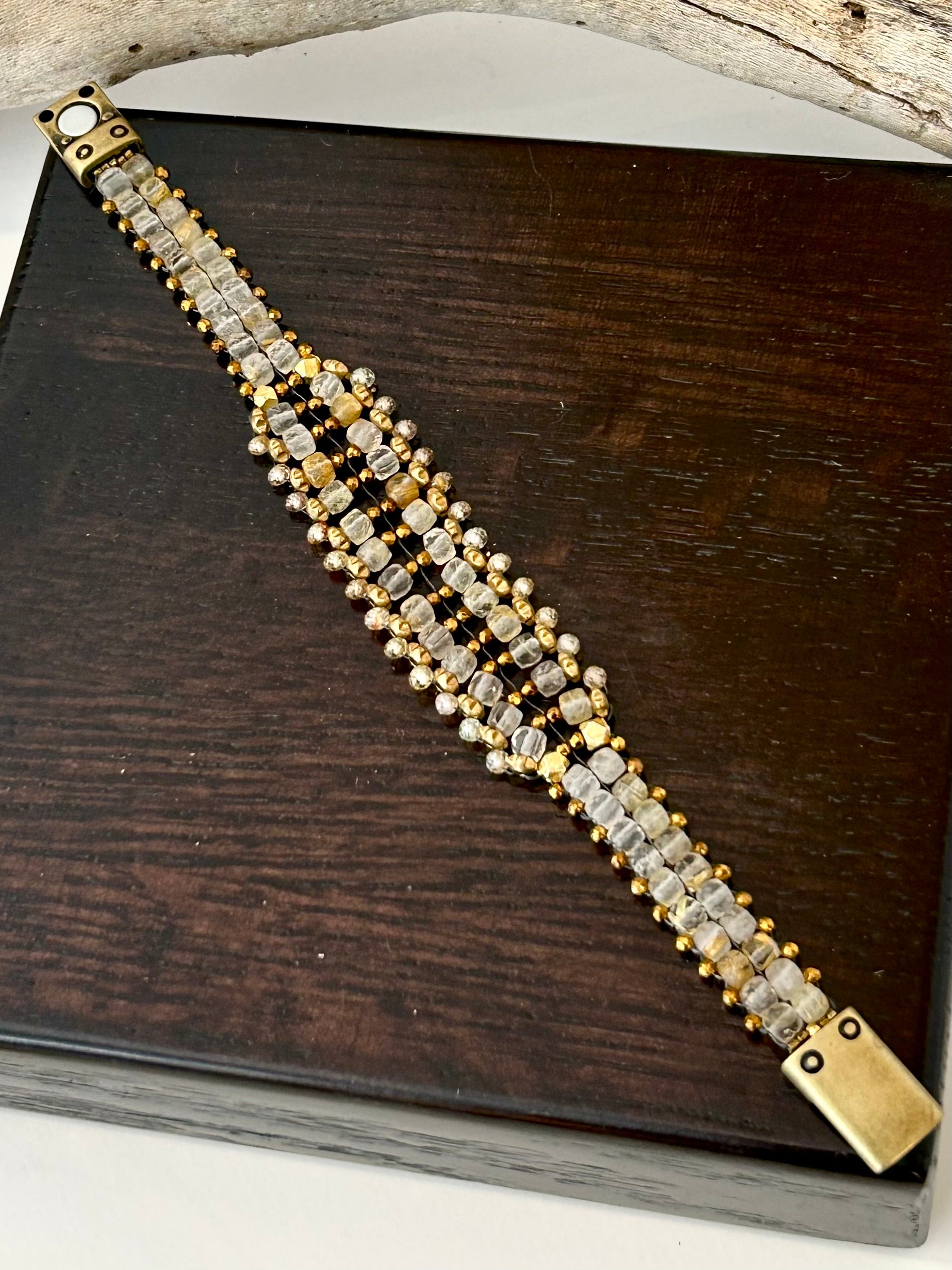 Quartz & Zircon Bracelet