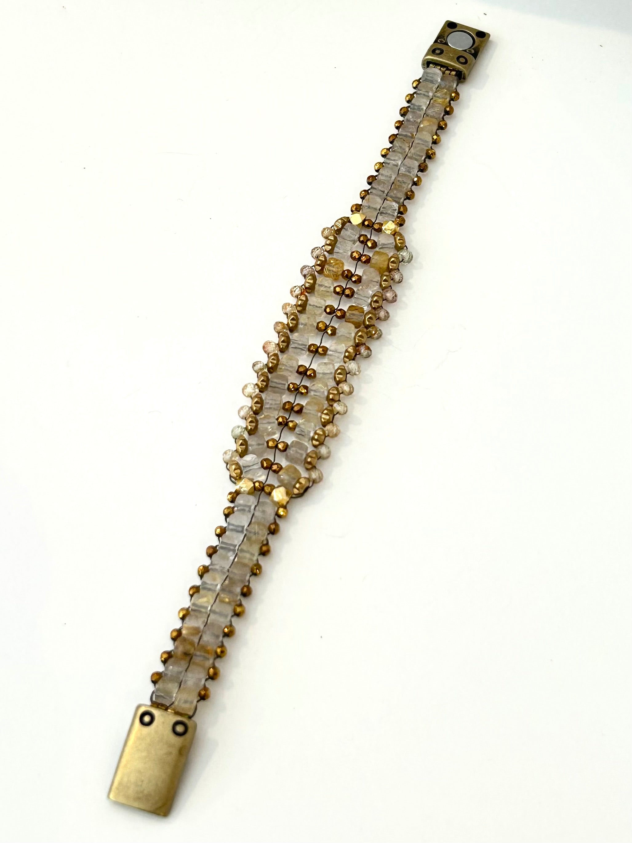 Quartz & Zircon Bracelet