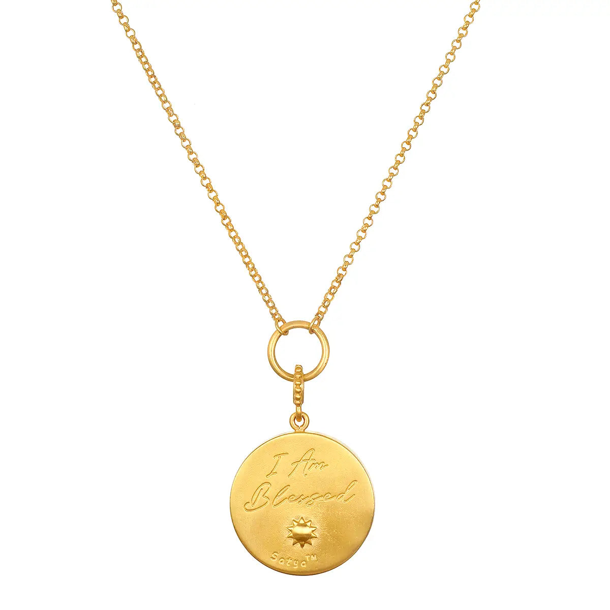 Inner Light Mop Mandala Necklace