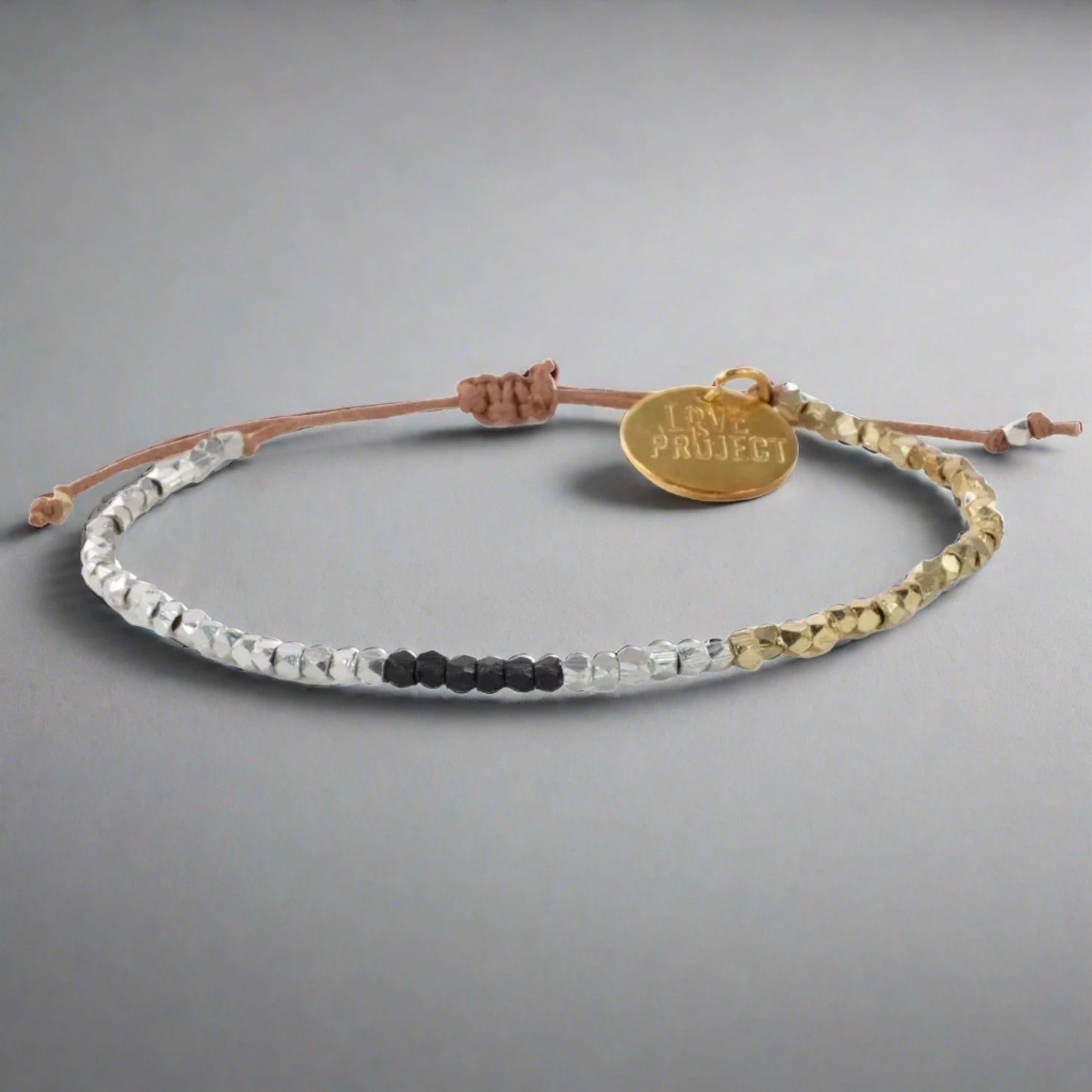 Single Strand Metal Bead Bracelet
