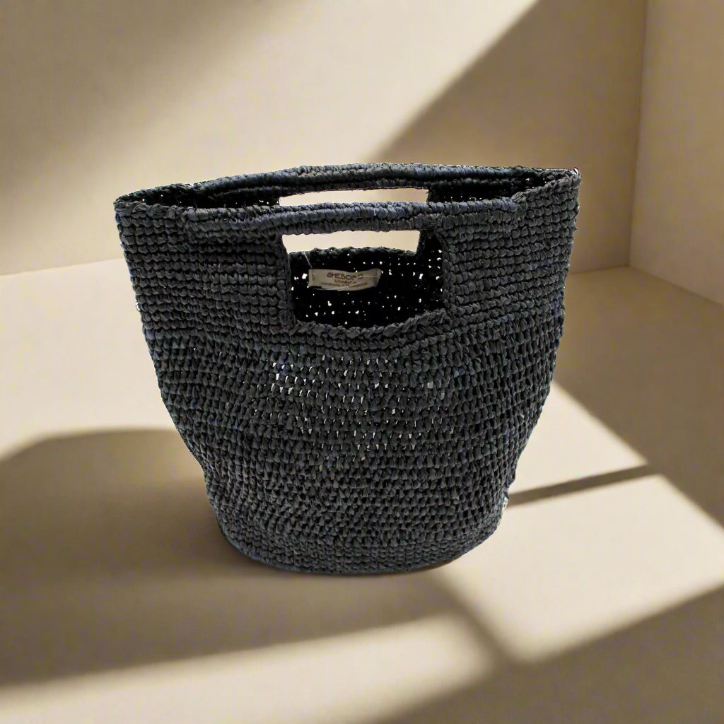 Mini Concon Crochet Straw Basket