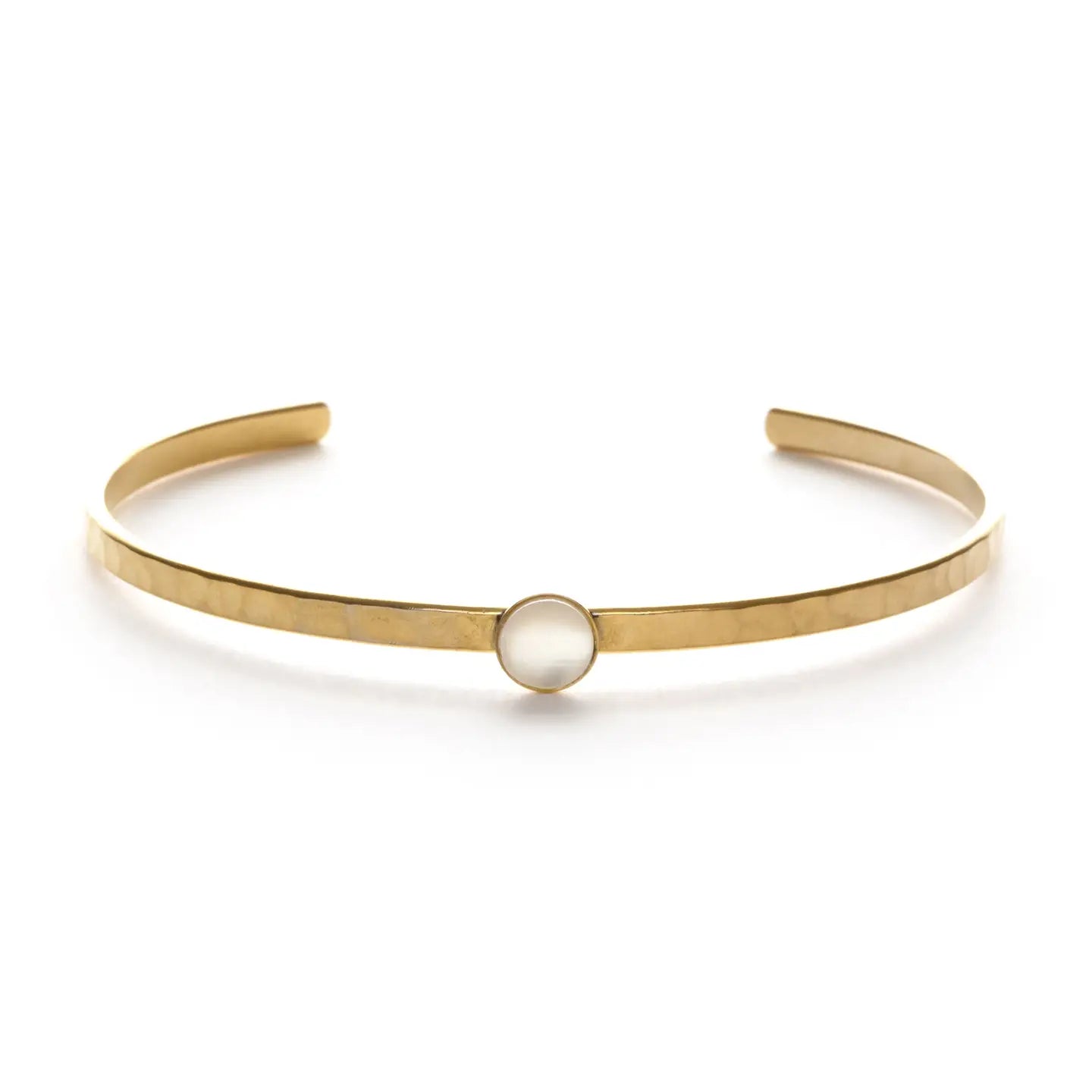 Round Stone Cuffs