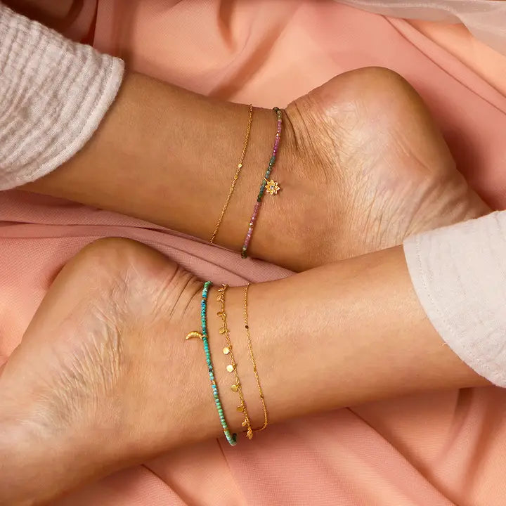 Shimmering Chain Anklet