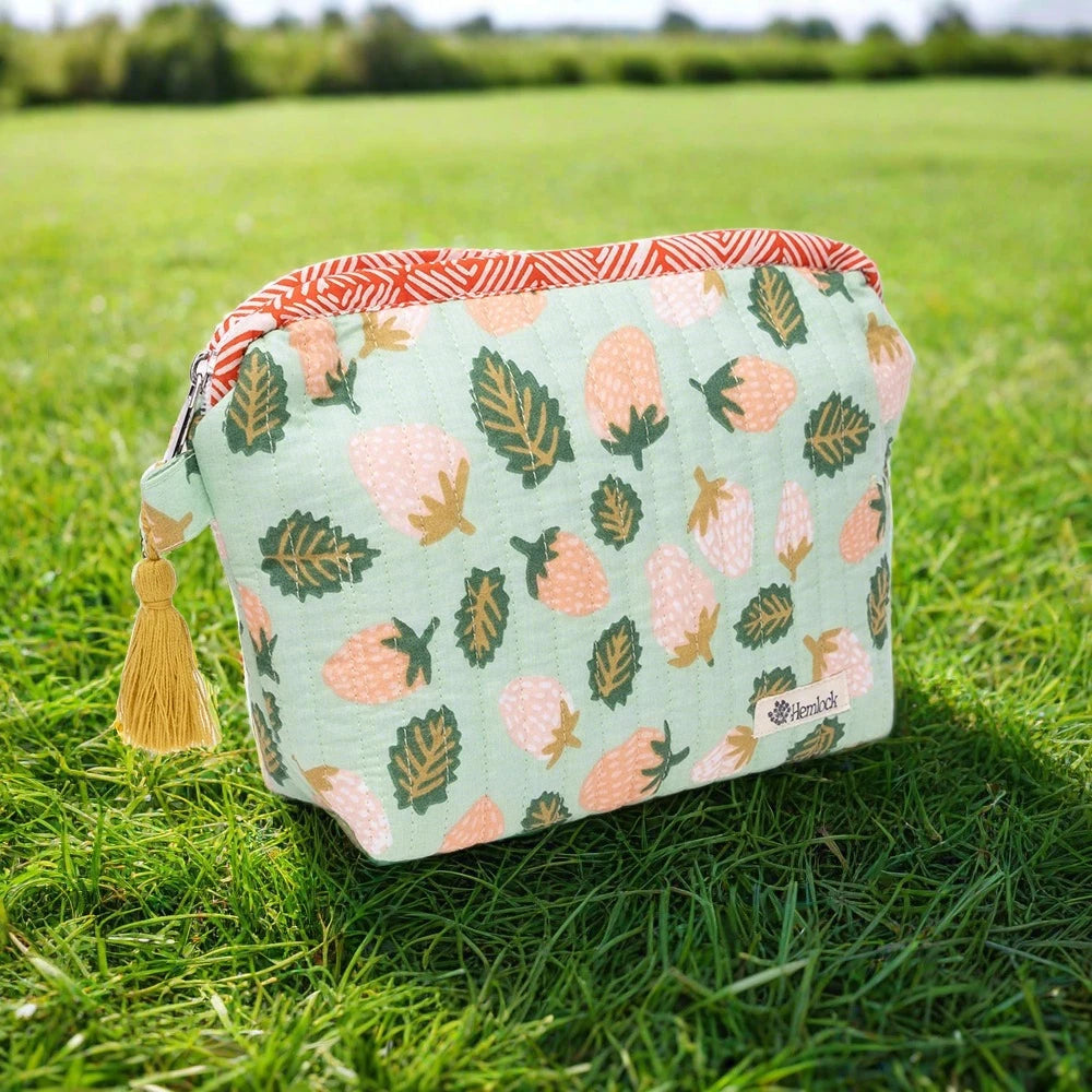Quilted Zipper Pouch