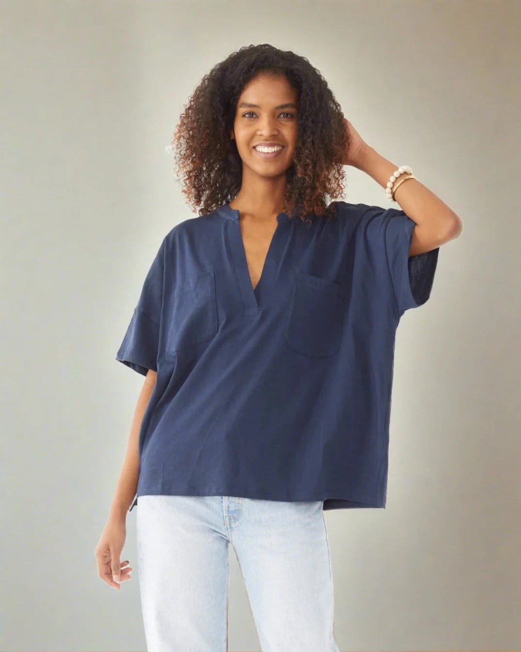 Amelia Pocket Tee - Rivieratowel