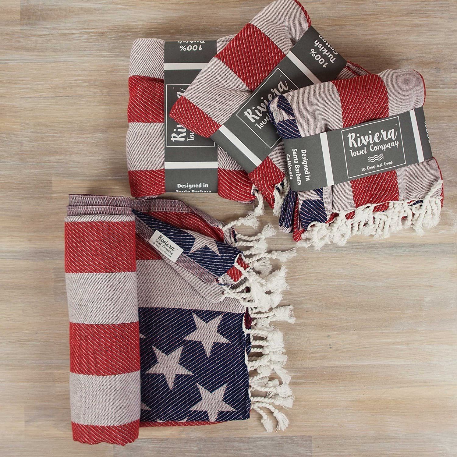 American Flag Towel - Rivieratowel
