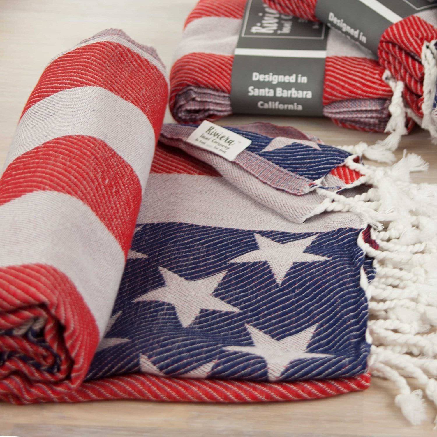 American Flag Towel - Rivieratowel