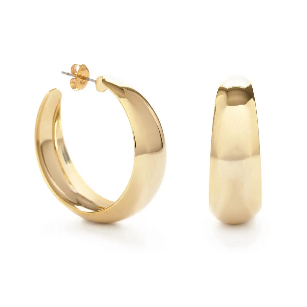 Angie Vintage Hoop Earrings - Rivieratowel