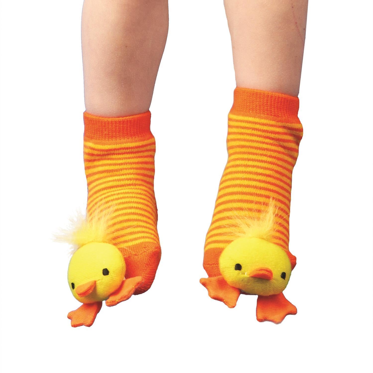 Animal Footsie Rattle Socks - Rivieratowel