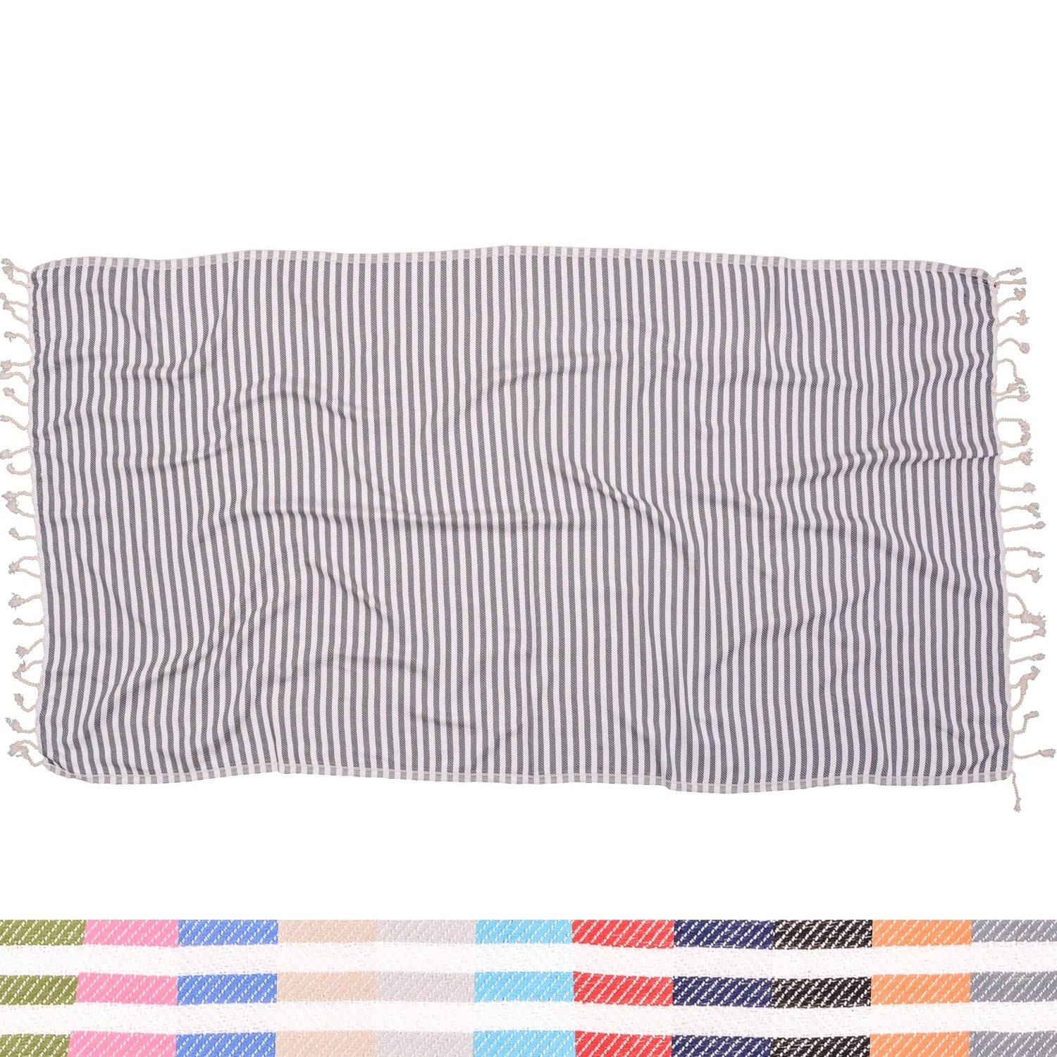 Antibes Striped Blanket - Rivieratowel