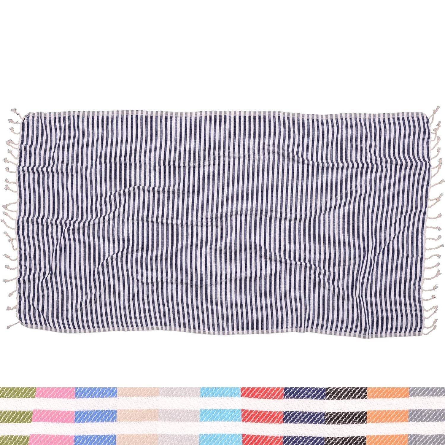 Antibes Striped Blanket - Rivieratowel