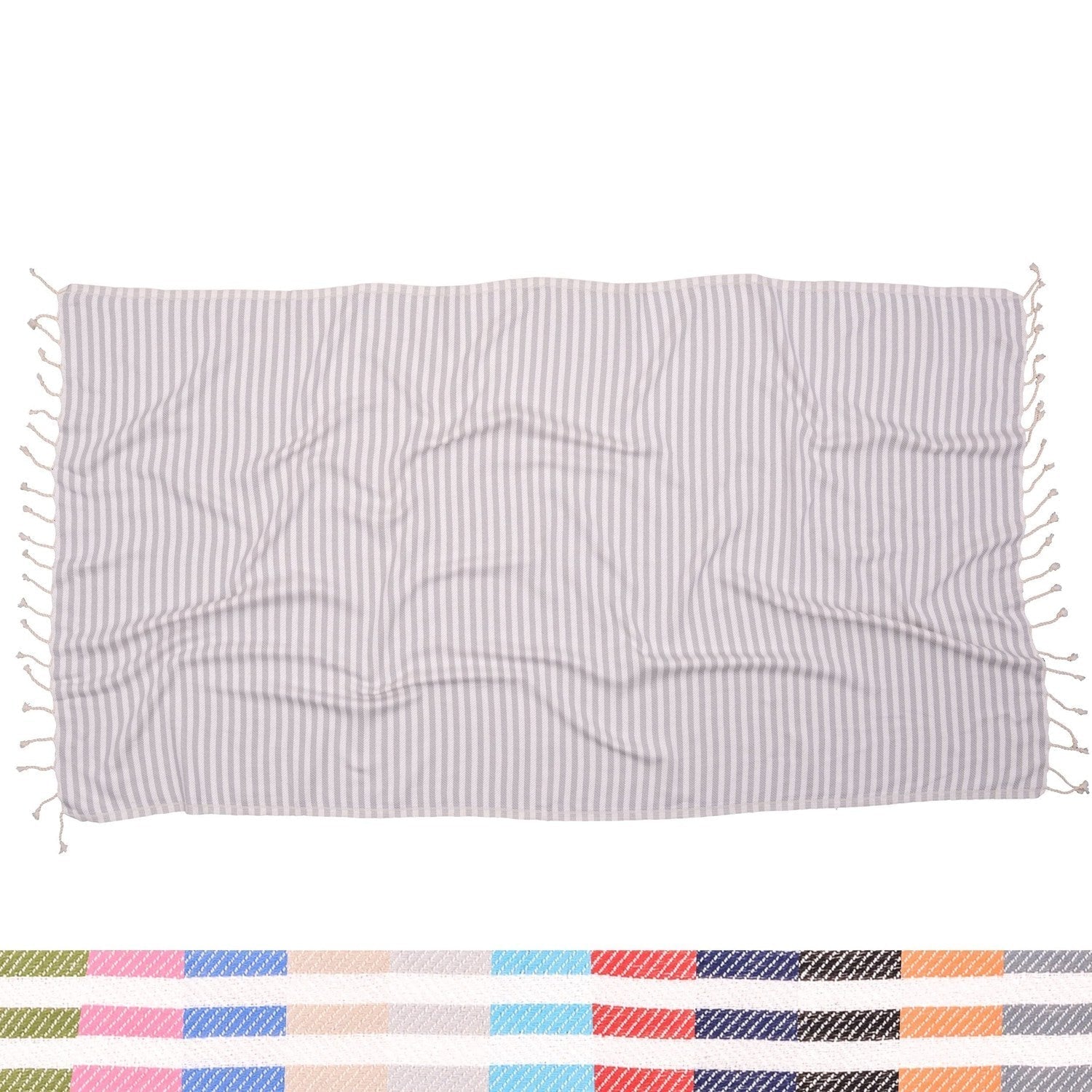 Antibes Striped Blanket - Rivieratowel