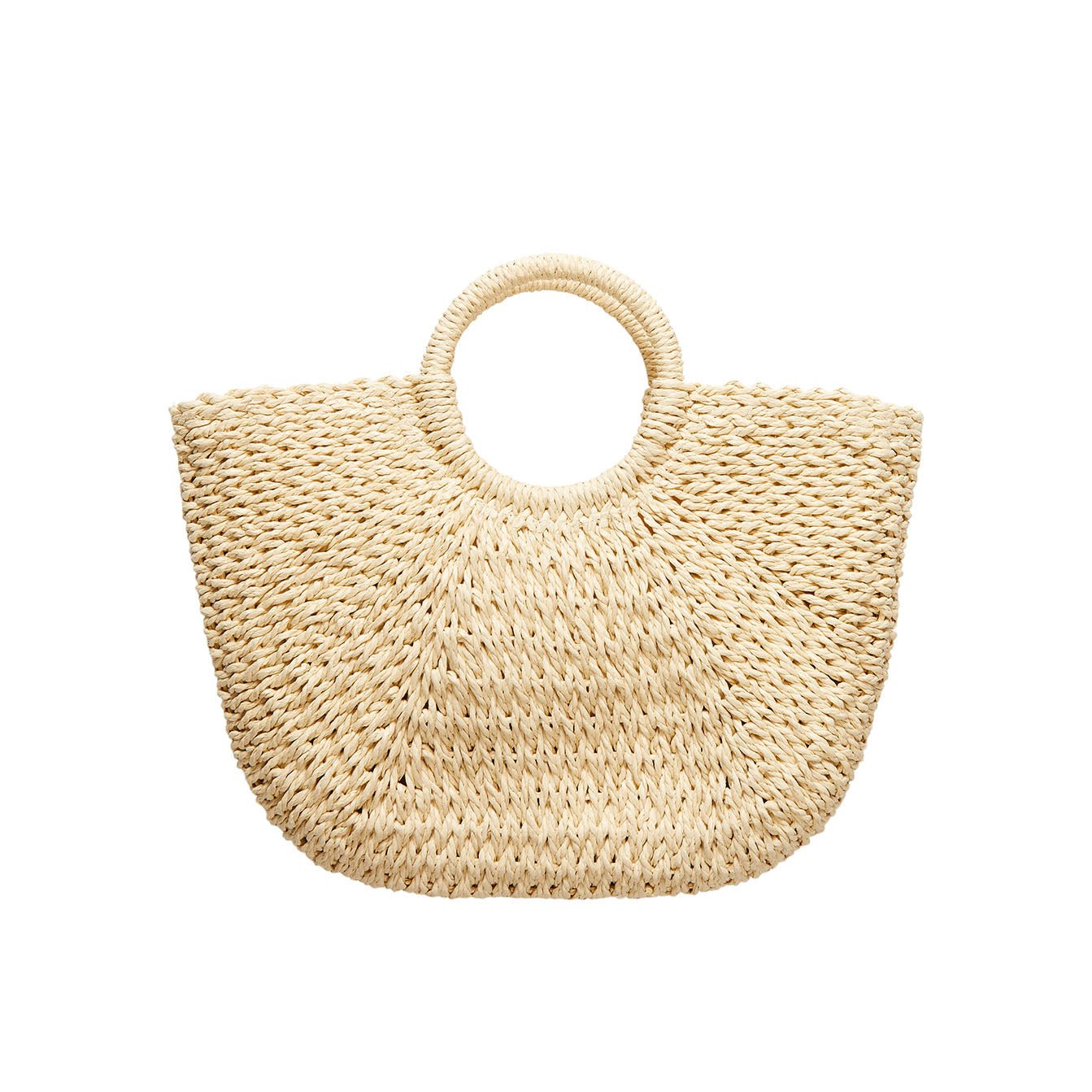Barcelona Straw Beach Bag Tote - Rivieratowel