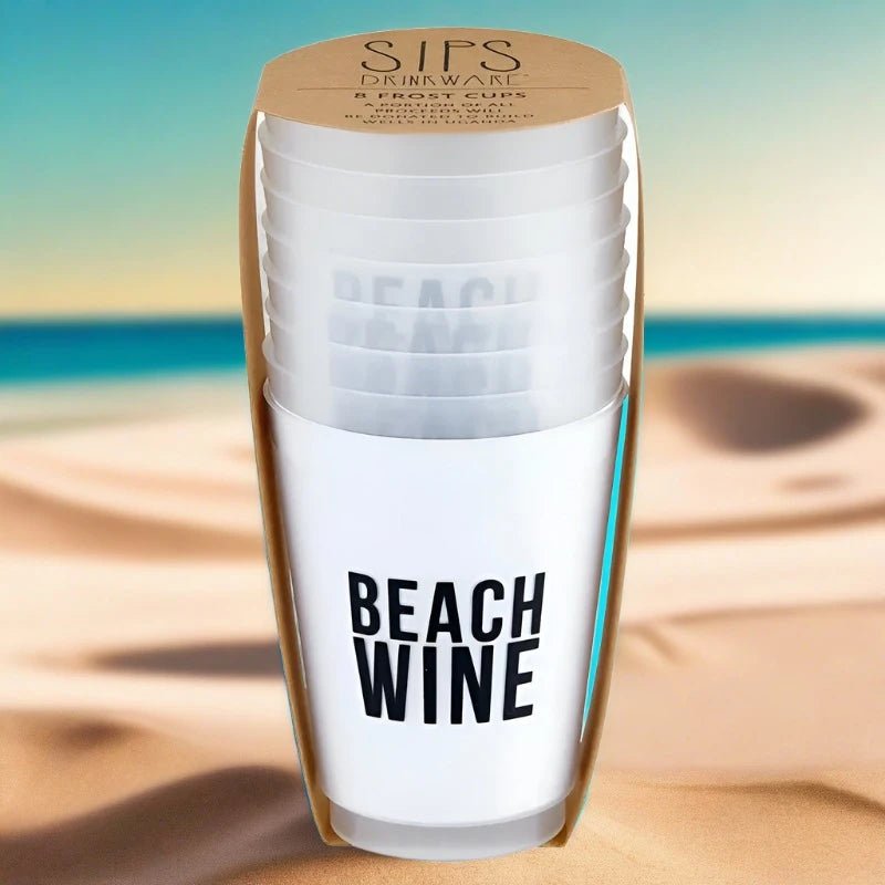 Beach Wine Cups S/8 - Rivieratowel