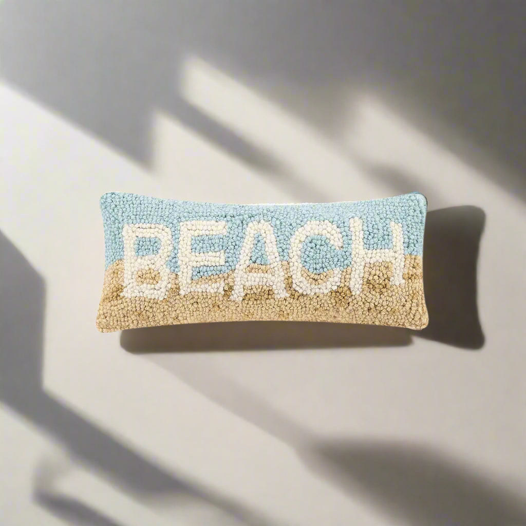 Pastel Beach Beach Mini Hook Pillow