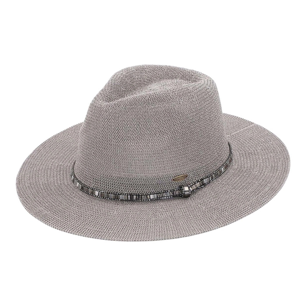 Beaded Panama Hat - Rivieratowel