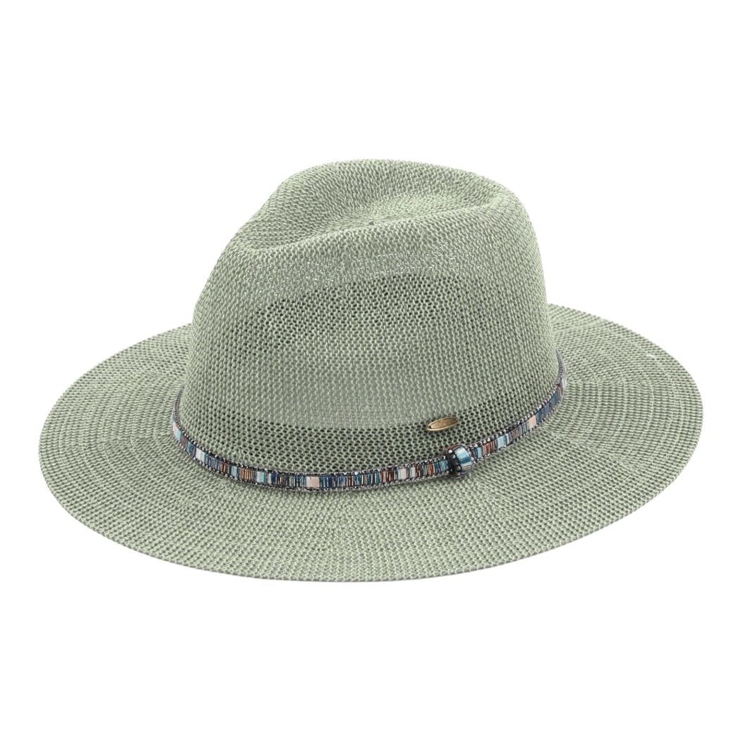 Beaded Panama Hat - Rivieratowel