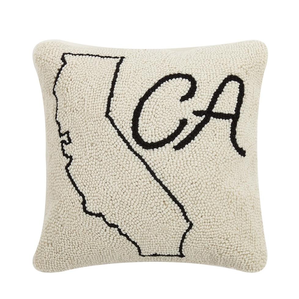 California Map Hook Pillow - Rivieratowel