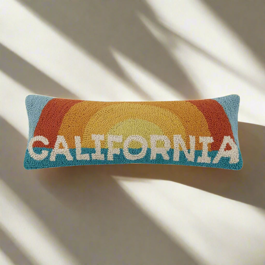 California Rainbow Hook Pillow - Rivieratowel