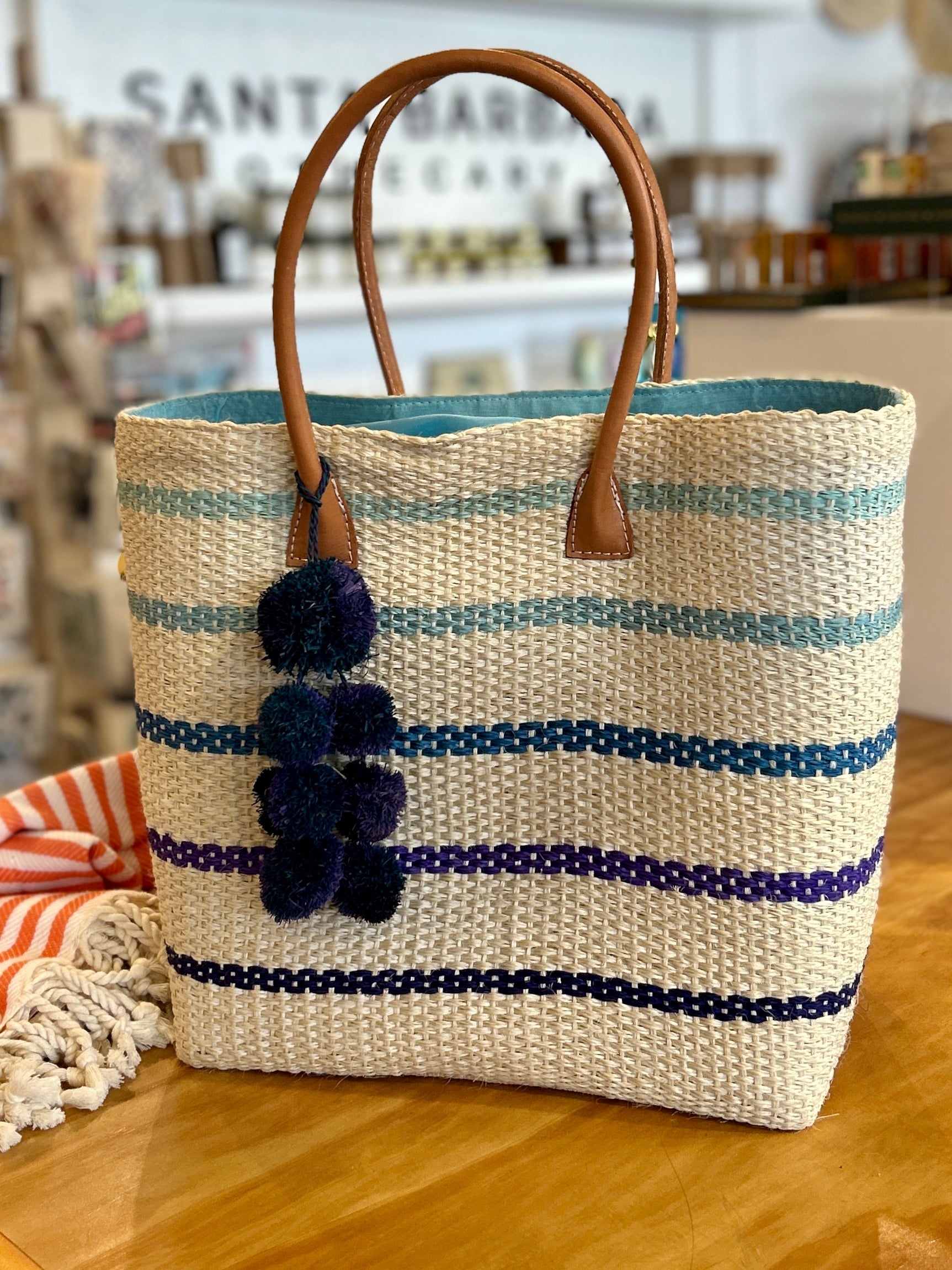 Capitola Straw Bag Basket - Rivieratowel