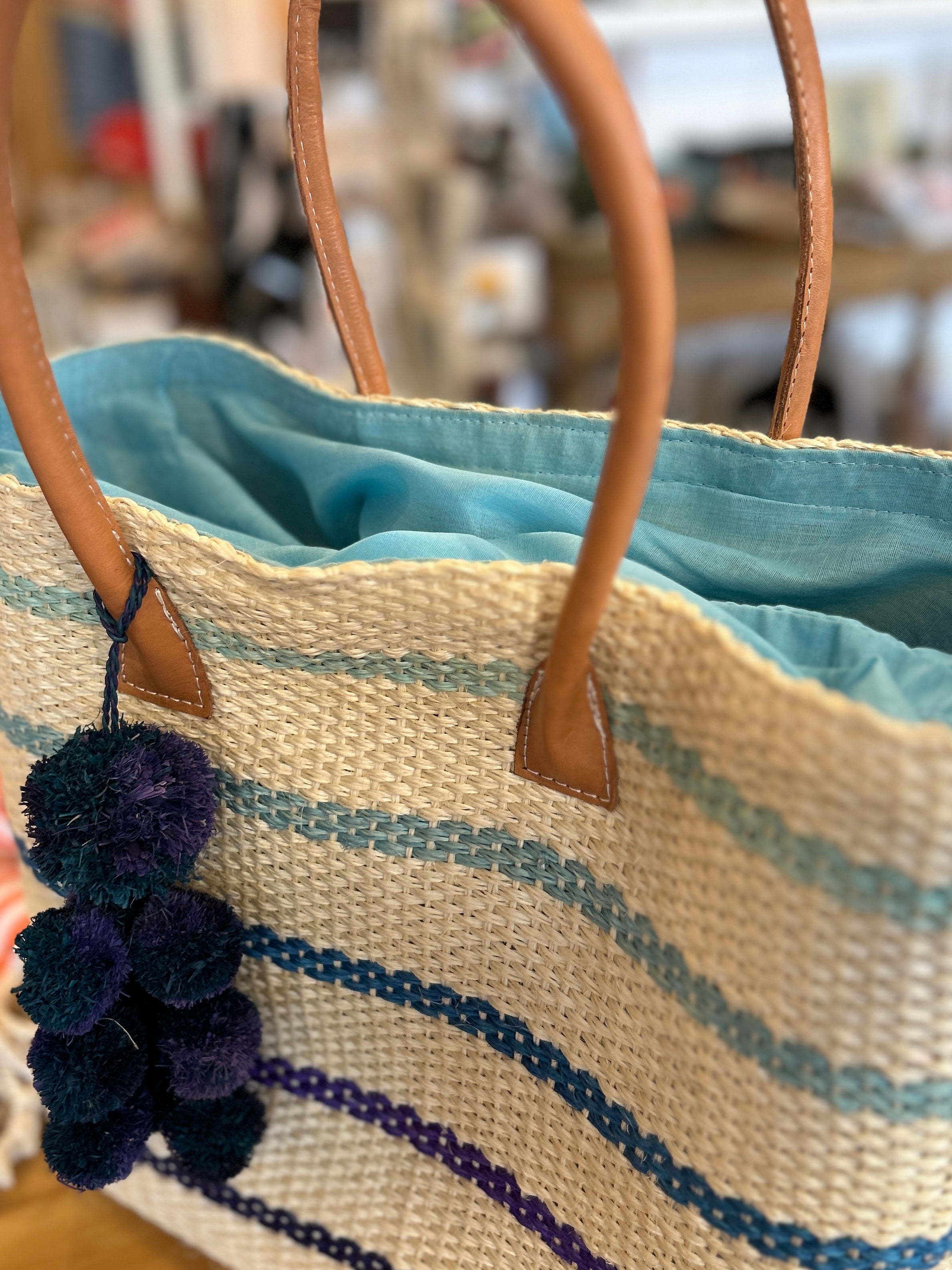 Capitola Straw Bag Basket - Rivieratowel