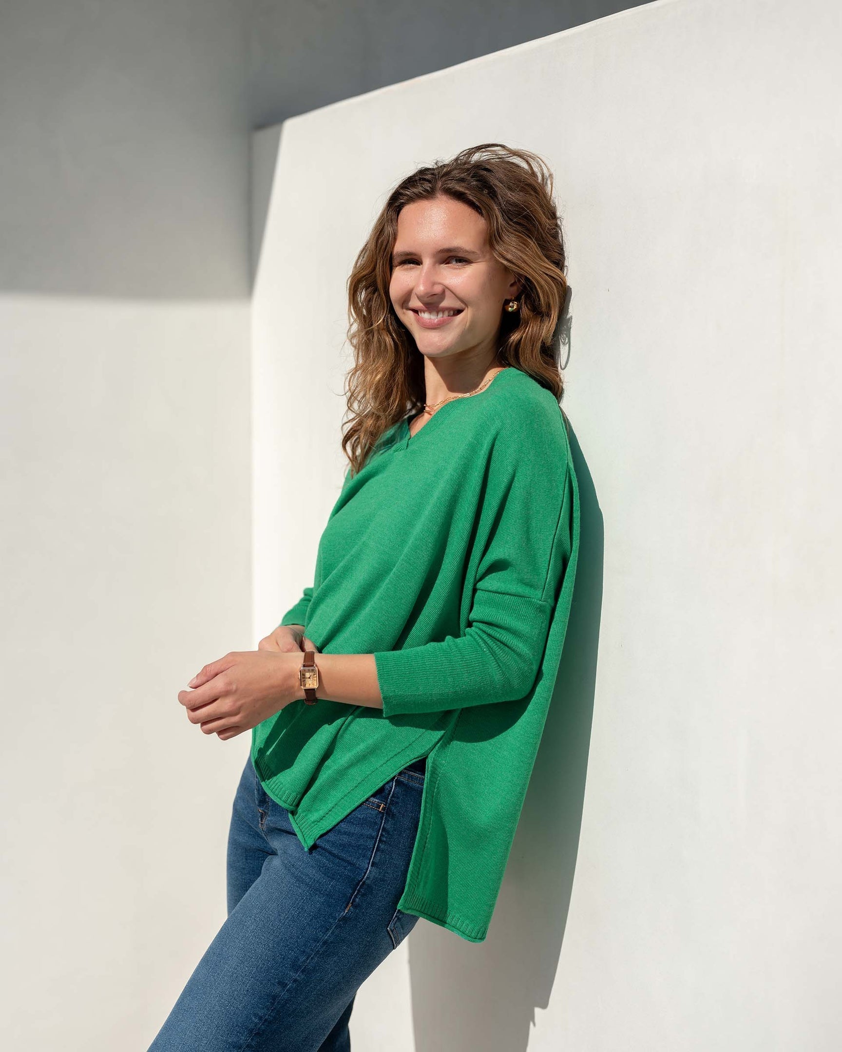 Catalina V - Neck Sweater - Rivieratowel