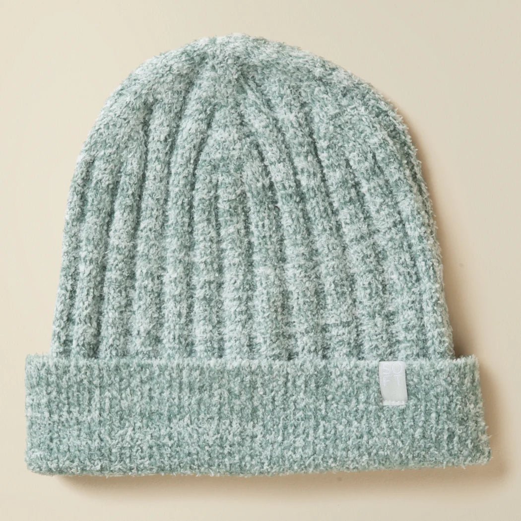 Chunky Rib Marshmallow Beanie - Rivieratowel