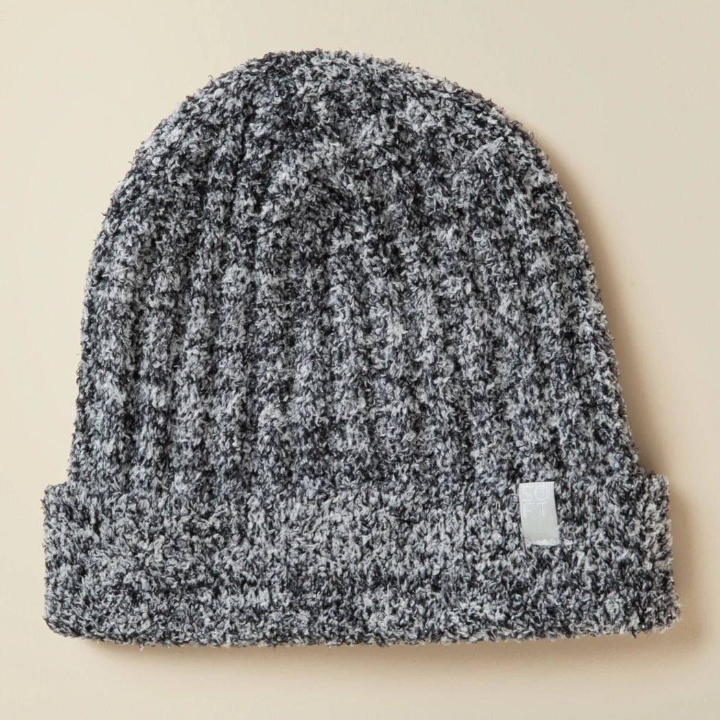 Chunky Rib Marshmallow Beanie - Rivieratowel