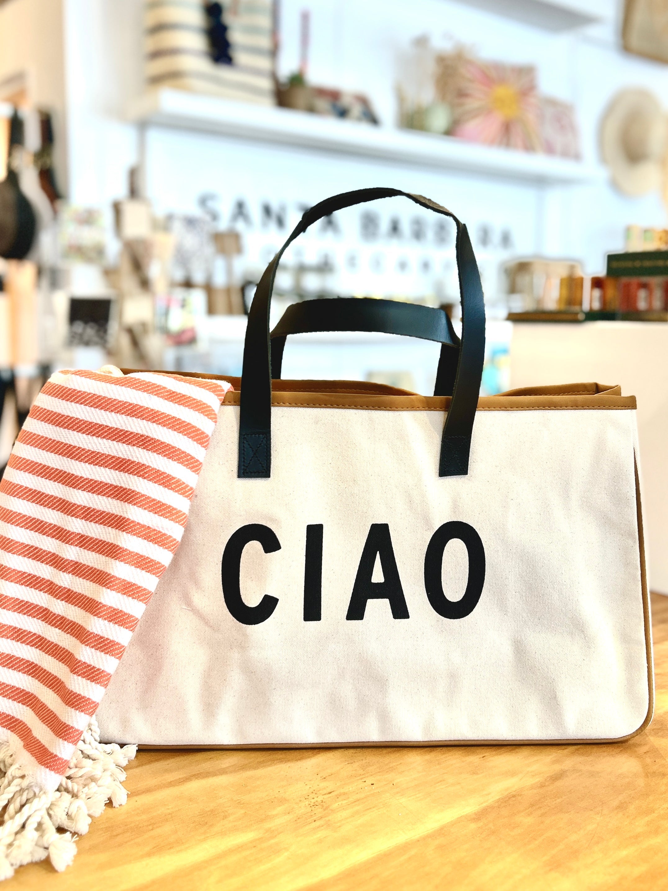 Ciao Canvas Tote - Rivieratowel