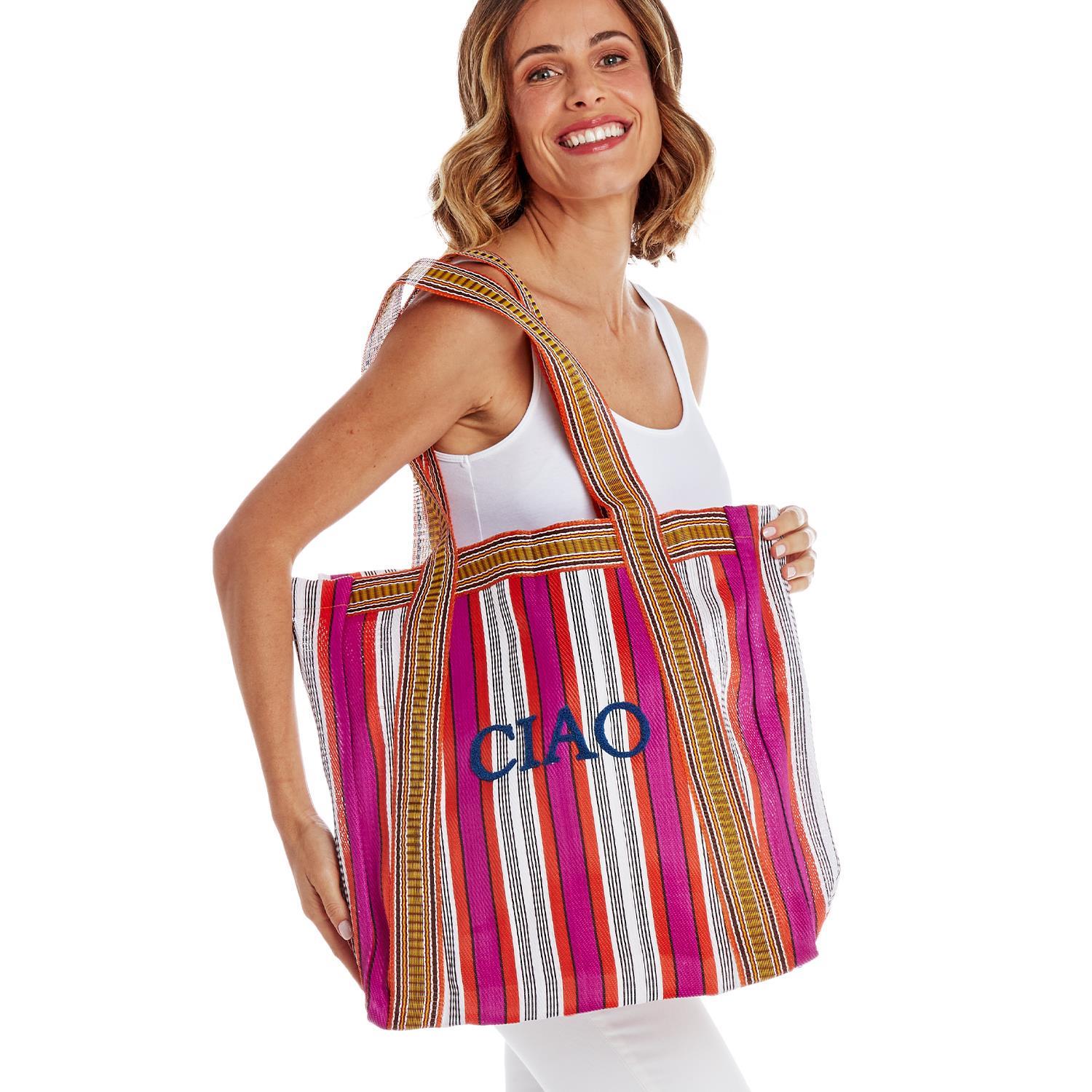 Ciao Striped Tote Bag - Rivieratowel