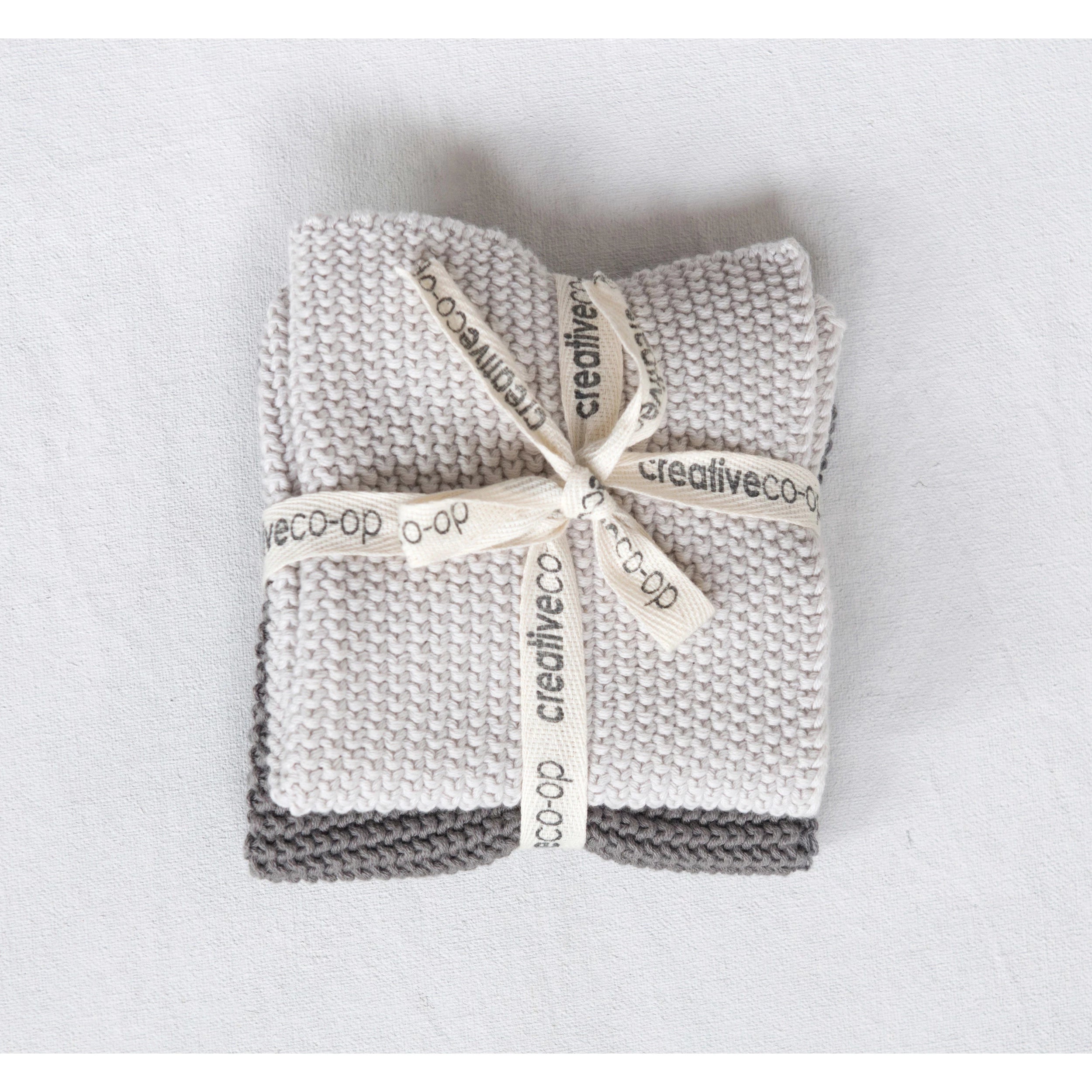 Cotton Knit Dish Towel Set of 2 - Rivieratowel