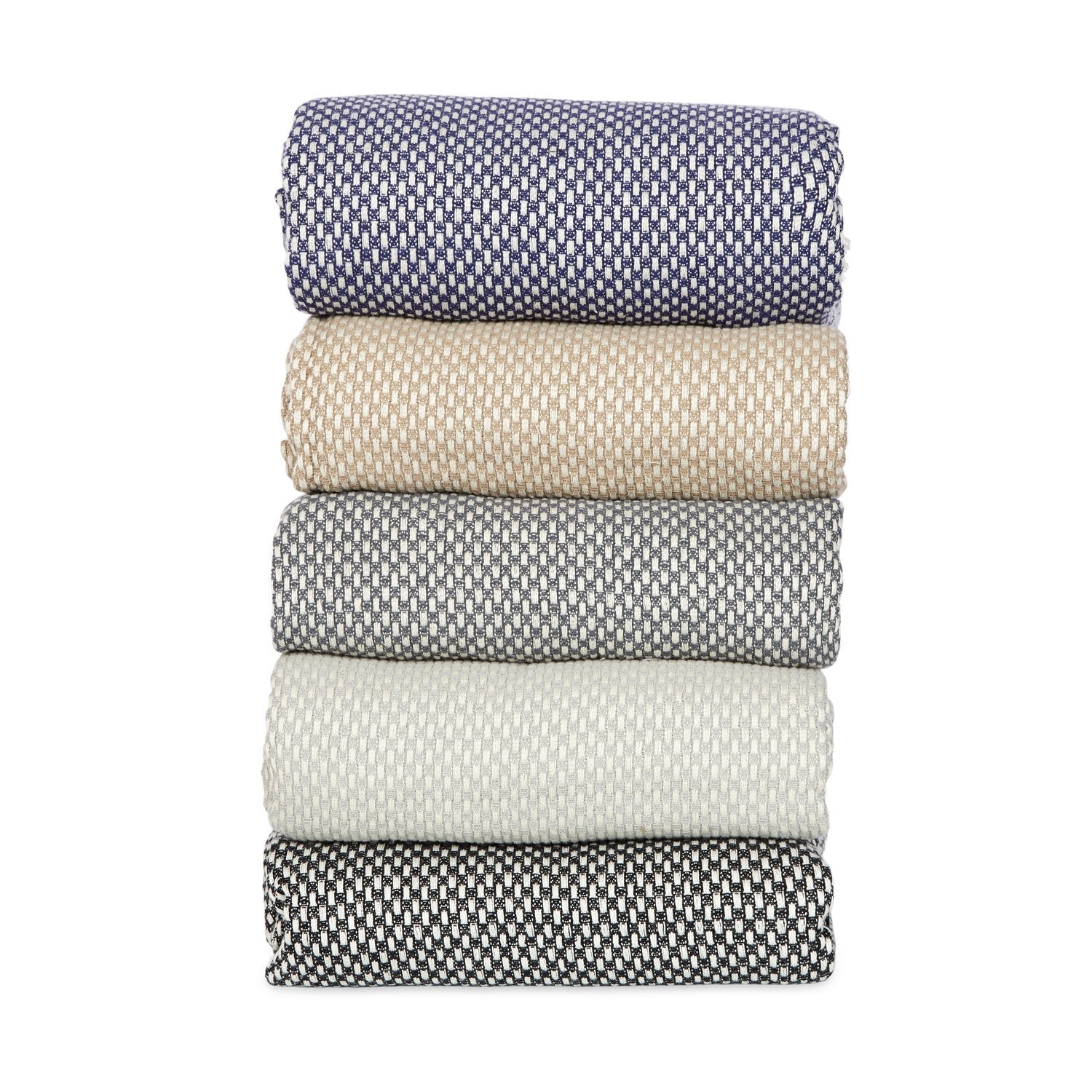 Cross Hatch Warm Woven Blankets - Rivieratowel