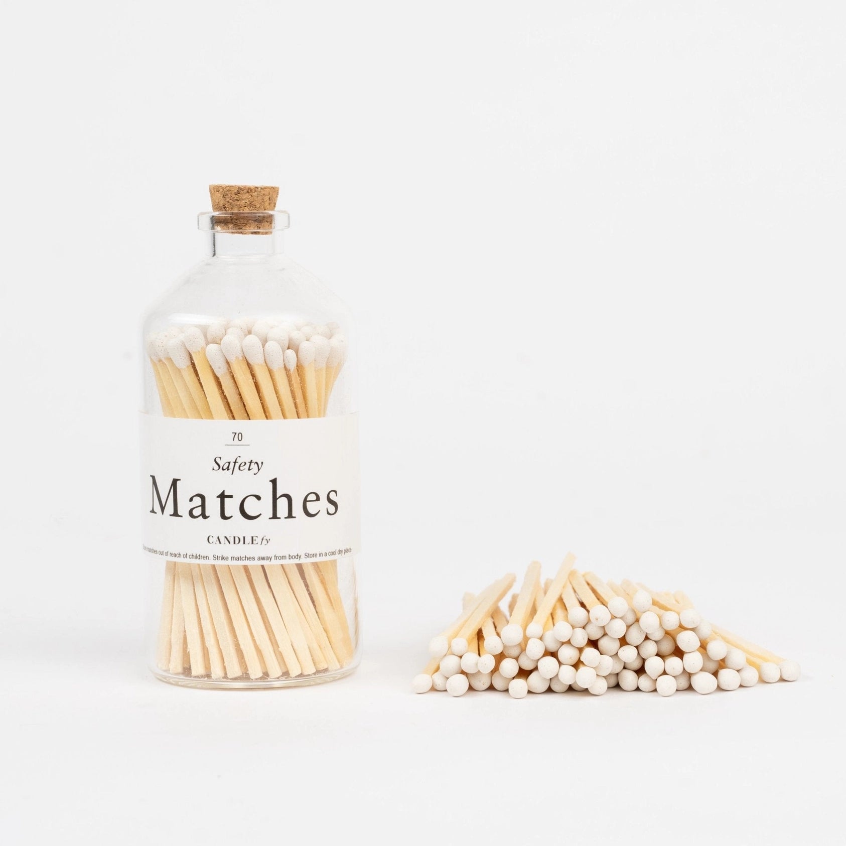 Decorative Matches in Glass Bottle - Rivieratowel