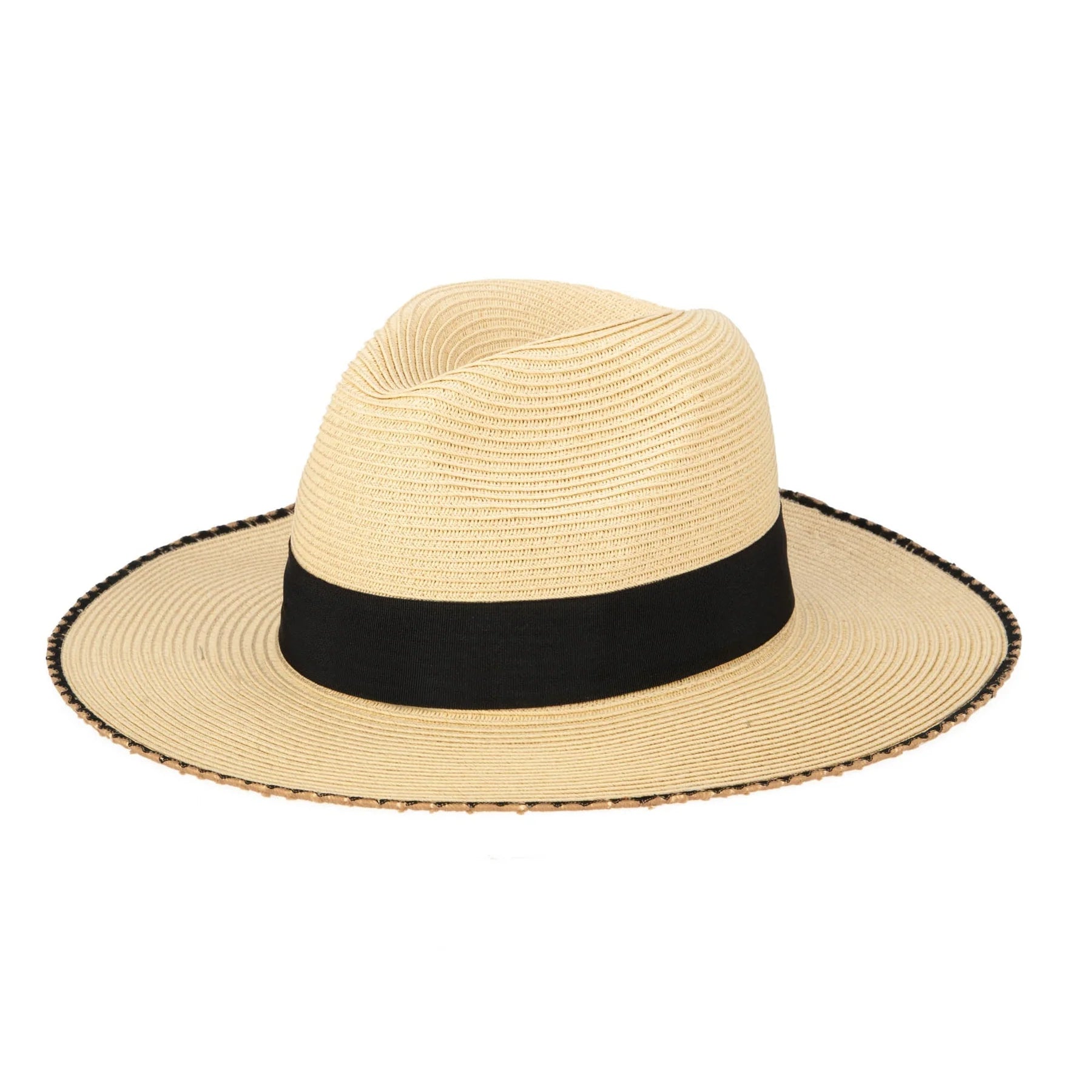 Desert Oasis - Ultrabraid Fedora with Embroidered Edge - Rivieratowel