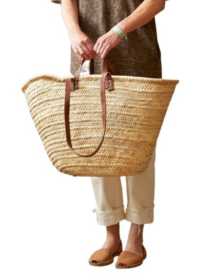 Double Strap Market Basket - Dark - Rivieratowel