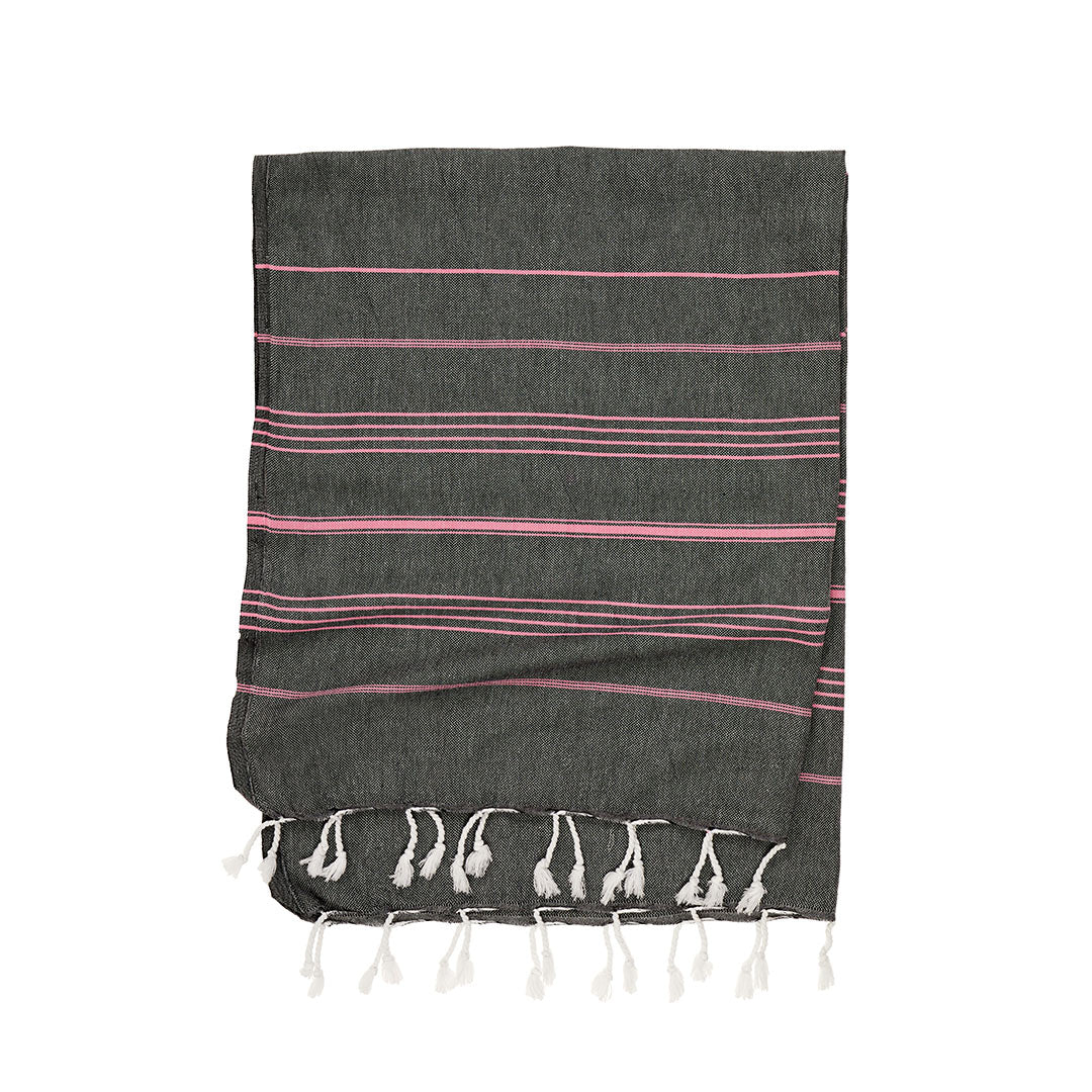 Essential III - Double Color Stripe Turkish Towel - Rivieratowel
