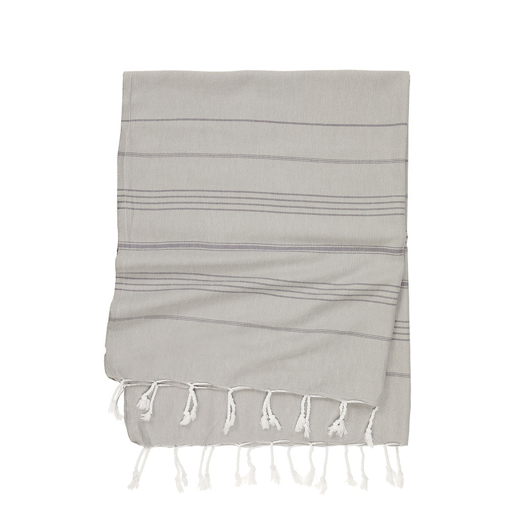 Essential III - Double Color Stripe Turkish Towel - Rivieratowel