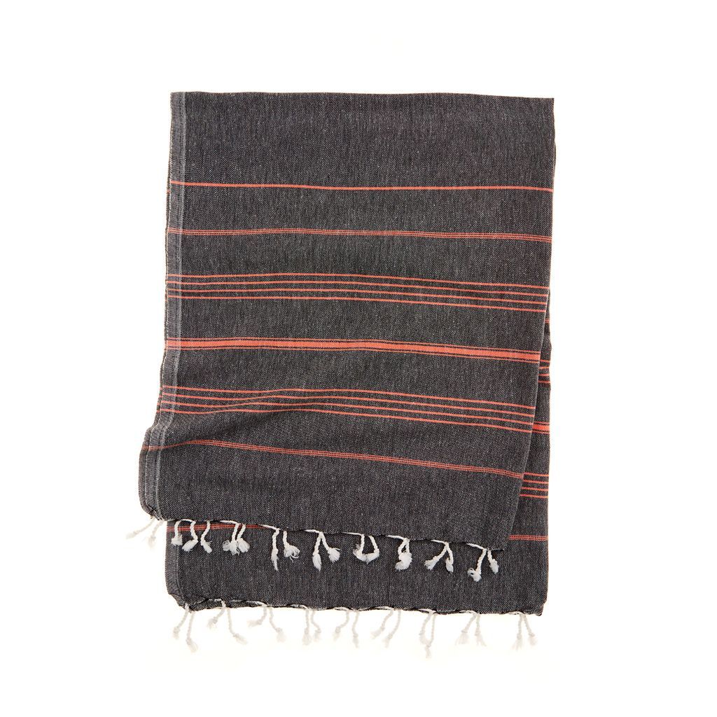Essential III - Double Color Stripe Turkish Towel - Rivieratowel