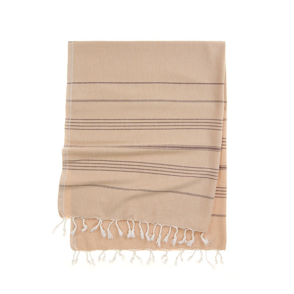 Essential III - Double Color Stripe Turkish Towel - Rivieratowel
